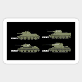 Soviet T-34 Tanks Magnet